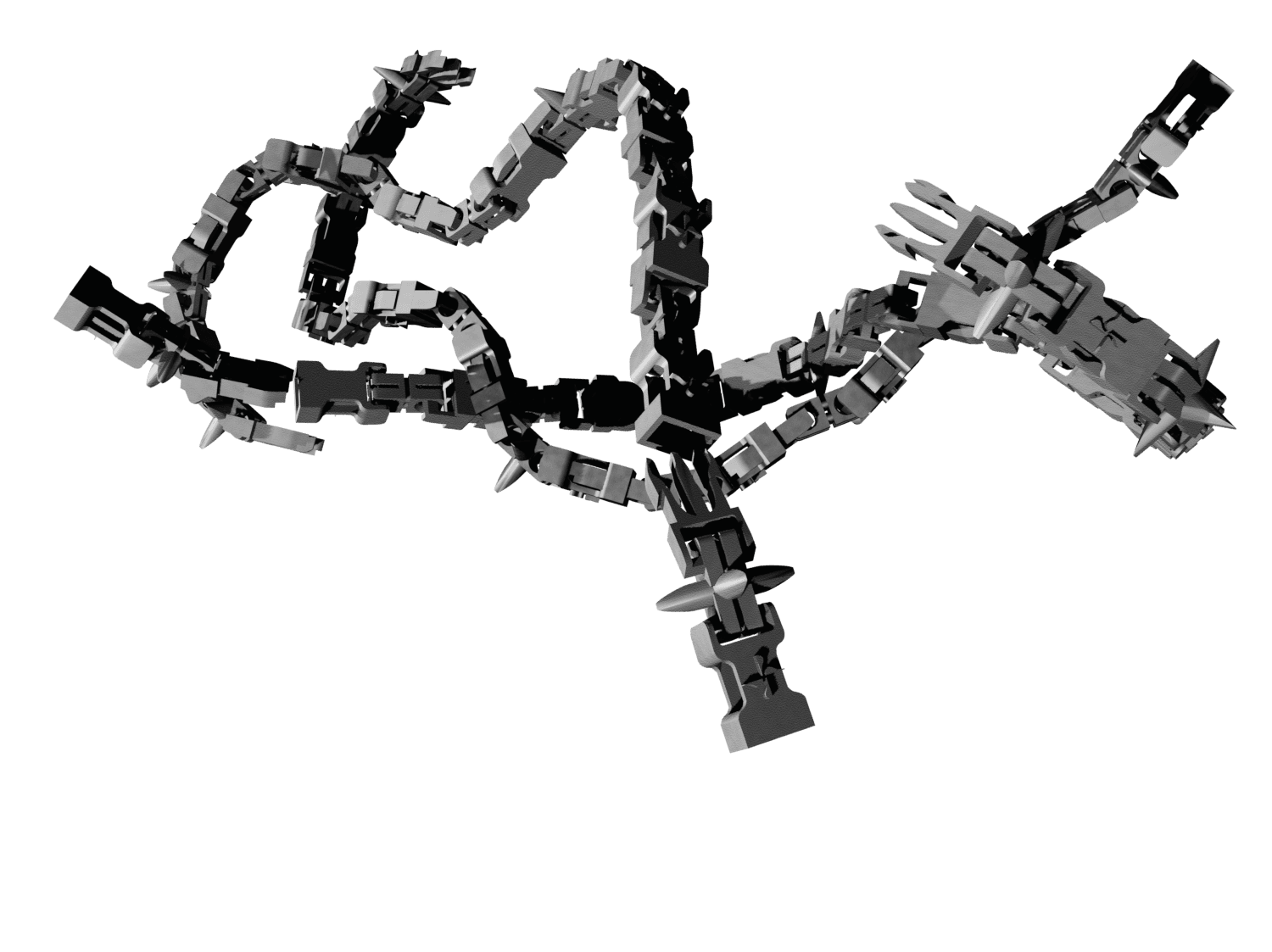 Artefact 02 Chain modular bracelet