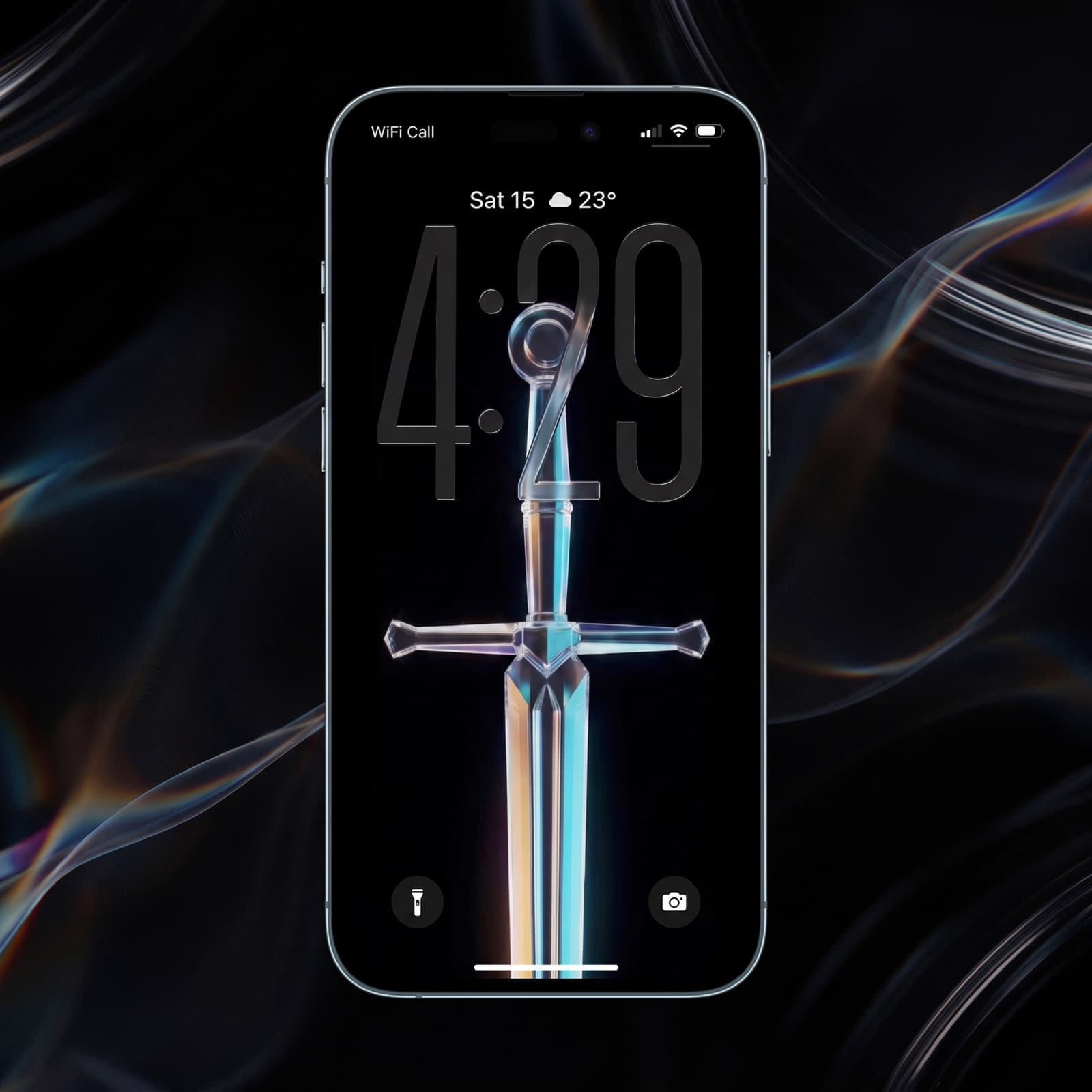 Dark Prism lock screen