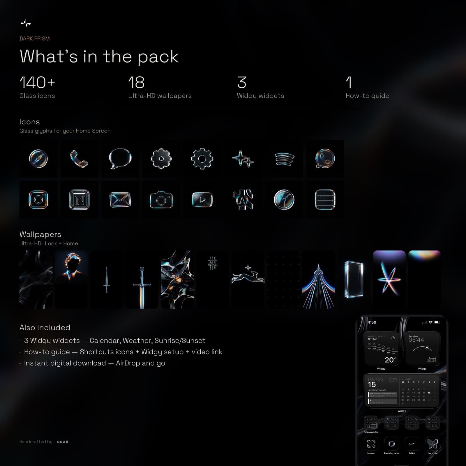 What is in the Dark Prism pack