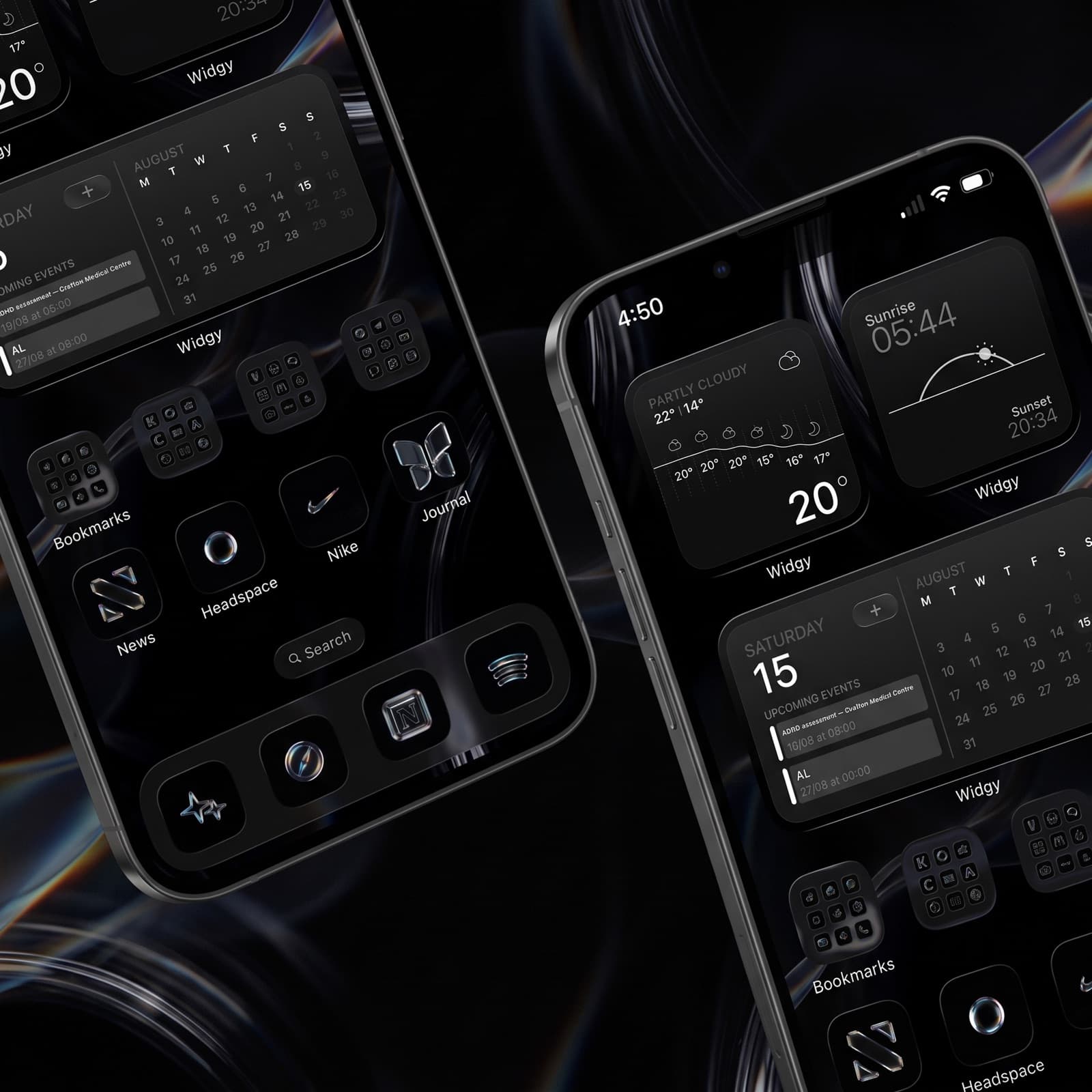 Dark Prism widgets
